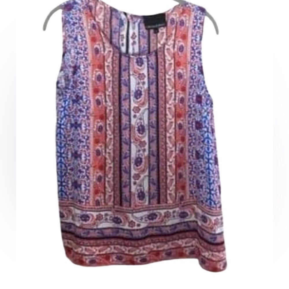 Cynthia Rowley women’s paisley print Sleeveless tank top S/small